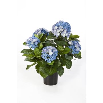 Artificial hydrangea HARUKA, blue, 22"/55cm, Ø4"-6"/10-15cm