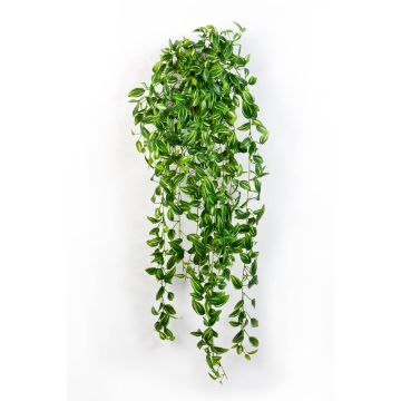 Artificial Tradescantia Zebrina ADELINE, spike, green-white, 3ft/90cm