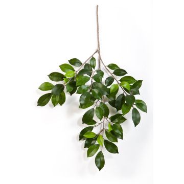 Artificial Ficus foliage spray AJITH, green, 18"/45cm