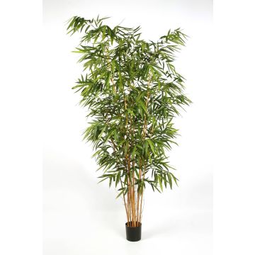 Artificial Bamboo FUDO, natural stems, green, 8ft/240cm