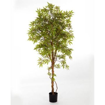 Artificial Japanese maple AIKO, natural stem, light green-red, 5ft/150cm