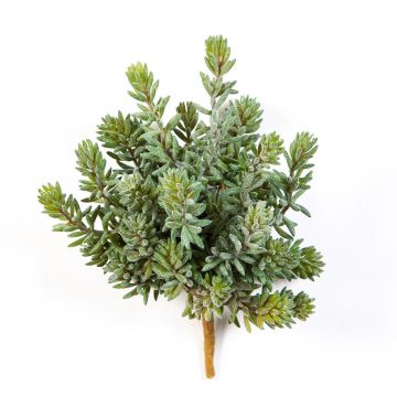Artificial Sedum OLAVI on spike, green, 8"/20cm