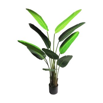 Fake strelitzia LUOROU artificial plant, green, 5ft/160cm
