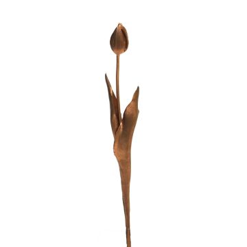 Artificial tulip LONA, bronze-gold, 18"/45cm, Ø1.6"/4cm