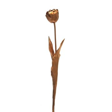 Artificial tulip LIANNA, bronze-gold, 18"/45cm