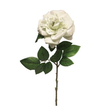 Velvet rose YUFAN, cream, 24"/60cm