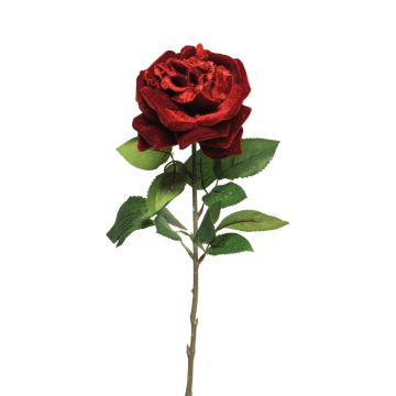 Velvet rose YUFAN, red, 24"/60cm