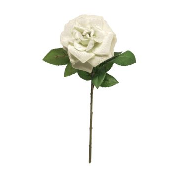 Velvet rose YUFAN, cream, 18"/45cm