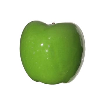 Artificial apple ZESHUO, light-bright green, 8"/20cm