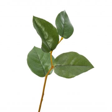 Artificial Apple leaf spray DAVID, green, 16"/40cm