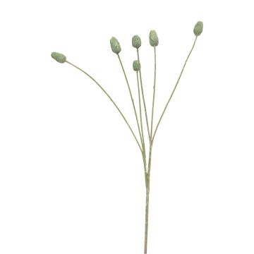 Artificial thistle branch SUANYI, green, 26"/65cm
