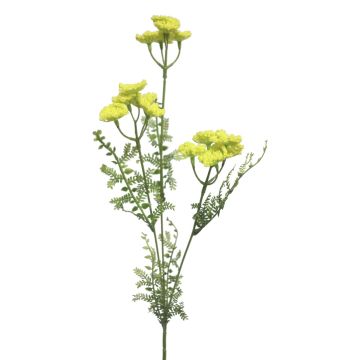 Artificial achillea branch YISUAN, yellow, 20"/50cm