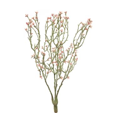 Decorative crown flower MANYAN on spike, pink, 18"/45cm