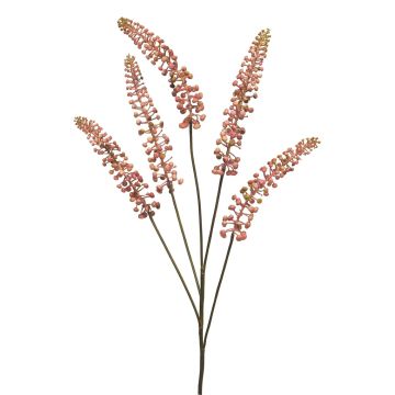 Artificial phytolacca branch JIAPAN with fruits, pink, 3ft/90cm