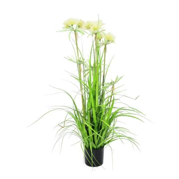 Plastic star grass DERIUS with panicles, green, 4ft/120cm