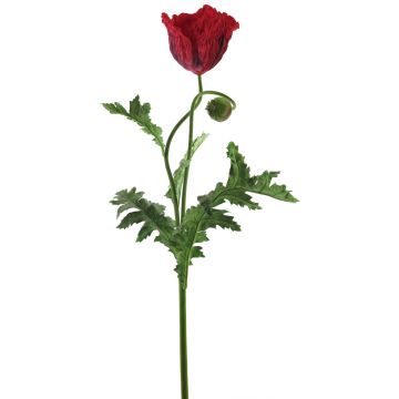 Decorative poppy MIANCUI, red, 3ft/100cm