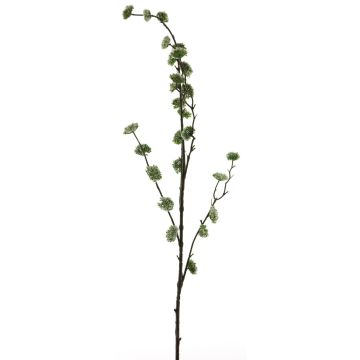 Artificial witch hazel branch DEYONG with flowers, cream-green, 3ft/90cm