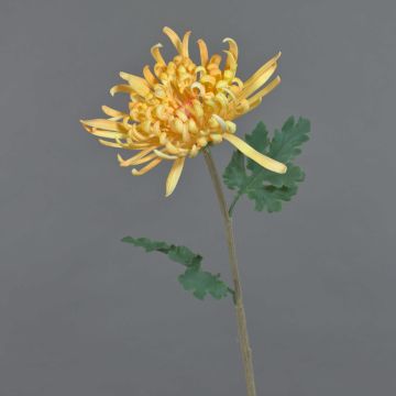 Decorative chrysanthemum YASULI, orange-yellow, 28"/70cm