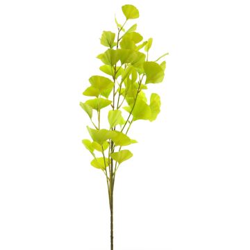 Artificial ginkgo branch RUOMIN, yellow, 3ft/90cm