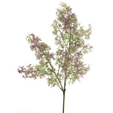 Decorative gypsophila branch LANMO, purple, 20"/50cm
