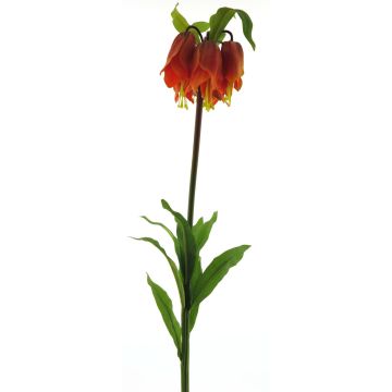 Artificial imperial crown flower YATAO, orange-red, 4ft/120cm