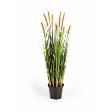 Fake foxtail grass FREDERIK with panicles, green-yellow, 90cm