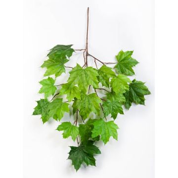 Plastic Maple branch JAKOB, green, 24"/60cm