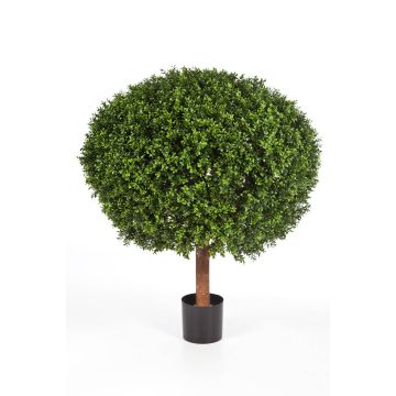 Artificial Boxwood ball topiary TOM, natural stem, 4ft/115cm, Ø 3ft/100cm