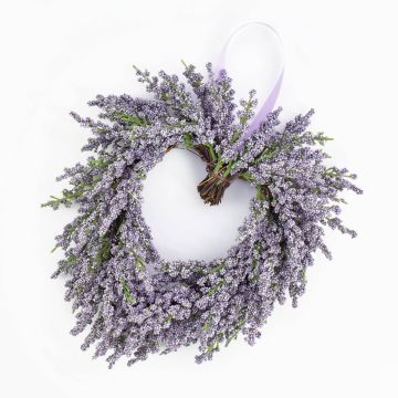 Artificial lavender heart SENJA, violet, Ø8"/20cm