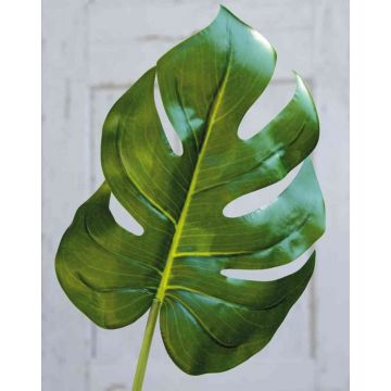 Plastic Philodendron Monstera Deliciosa leaf KERIM, 22"/55cm