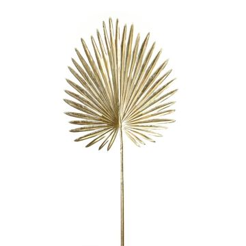 Artificial palm frond Washingtonia CENNY, gold, 4ft/115cm