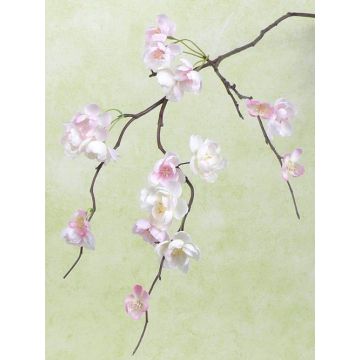 Artificial Cherry blossom spray KENZUKE, pink, 33"/85cm