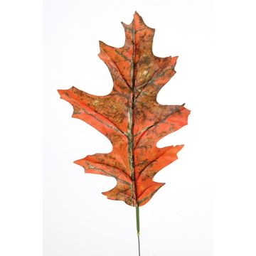 Decorative oak leaf ERVINA, orange-brown, 8"/20cm