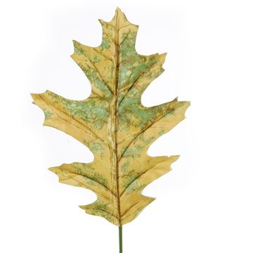 Decorative oak leaf ERVINA, yellow-green, 8"/20cm