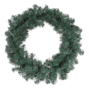 Artificial fir wreath AURELIANA, green, Ø 24"/60cm