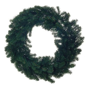 Artificial fir wreath SAMEER, green, Ø 3ft/90cm