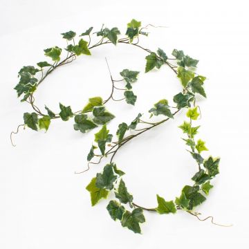 Artificial Ivy garland MAJA, green-white, 6ft/180cm