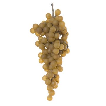 Artificial fruit Grapes ALBANO, yellow-green, 4.7"/12cm