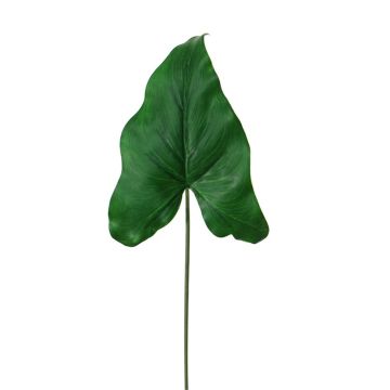 Artificial leaf Anthurium ESAD, green, 16"/40cm