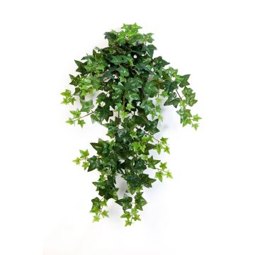 Silk Ivy hanging plant LUKA, on spike, green, 28"/70cm