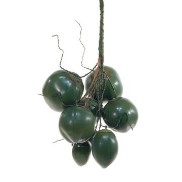 Decorative fruit Coconuts TIHANA, 8 pieces, green, 4.7"/12cm