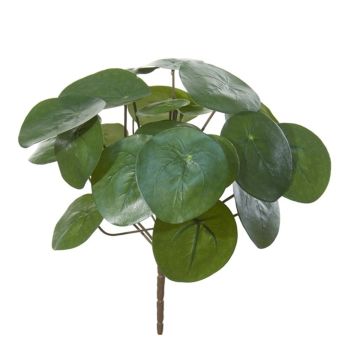 Artificial plant Chinese money plant BEENE, spike, green, 12"/30cm