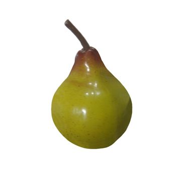 Artificial fruit Pear DIREN, green-red, 5cm, Ø4cm