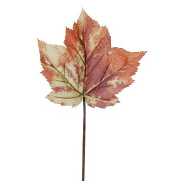 Artificial leaf Maple ELMINU, orange-yellow, 16"/40cm