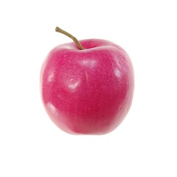 Decorative fruit Apple HENNY, fuchsia-red, 8,5cm, Ø8cm