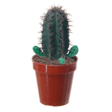 Artificial columnar cactus MAISHA, green, 4.3"/11cm