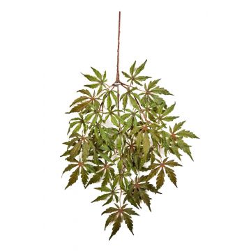 Japanese Maple spray AKAYO with 36 green-red-brown leaves, 24"/60 cm 