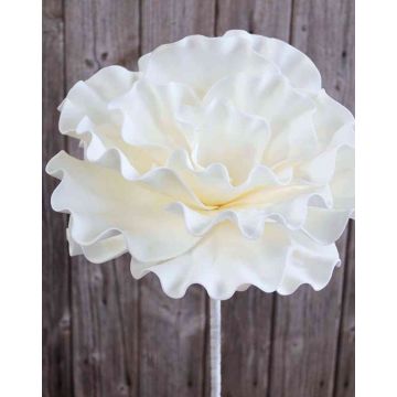 Artificial camellia ABRAHAM, white, 3ft/90cm, Ø12"/30cm