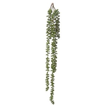 Decorative succulent Senecio NANELA, spike, green, 28"/70cm