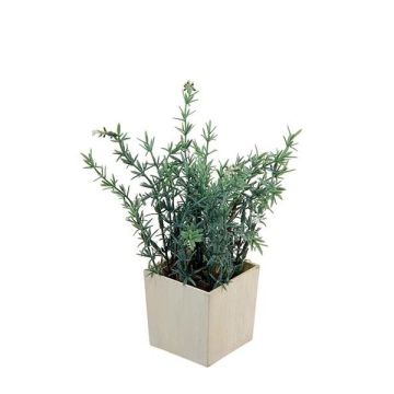 Artificial plant Rosemary GILANG, planter, green, 10"/25cm